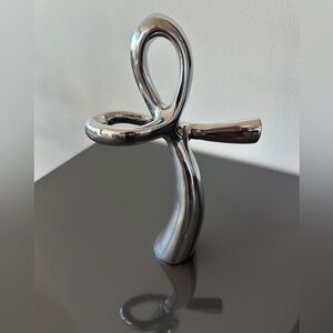 Nambe Silver Cross Sculpture - NWT